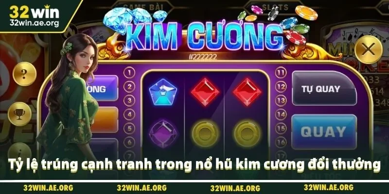 Tỷ lệ trúng cạnh tranh trong nổ hũ kim cương đổi thưởng